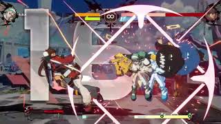 guilty gear aba unoptimal combo [upl. by Nerraf]