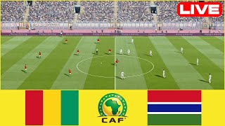 FOOTBALL LIVE🔴 Guinea vs Gambia  Africa Cup of Nations  24th January 2022  Full Match FIFA 23 [upl. by Arika]