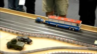 Scalextric Italian Job Stunt Display [upl. by Amehsyt758]