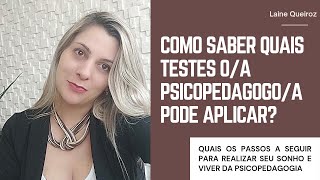 Testes liberados para Psicopedagogia [upl. by Neemsaj]