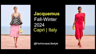 Jacquemus  FallWinter 202425 La Casa at Capri Italy fashion trending fashiontrends [upl. by Llecrup]