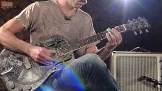 James Trussart SteelResoGator Resonator Guitar  CME Gear Demo [upl. by Barrington229]