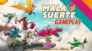 JUEGO DE MESA quotDodos Riding Dinosquot  MALASUERTE  EN ESPAÑOL [upl. by Swee]