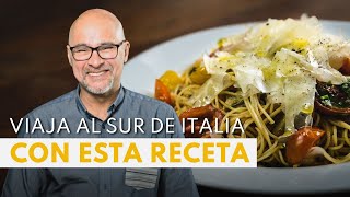 Pasta puttanesca la RECETA original del sur de Italia ¡En tan solo 10 minutos [upl. by Notneiuq]