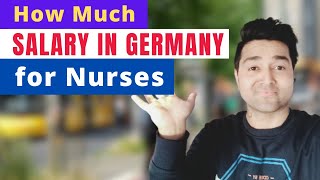 Nursing Job Salary in Germany 2024  German Registered Nurse Salary  Nurse Job Nursing Work Permit [upl. by Ssalguod]