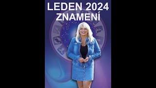 ZNAMENÍ NA LEDEN 2024  MBBoháčová [upl. by Ielhsa]