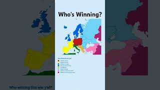 Who is Winning Europes World war europe mapchart mapping [upl. by Loriner]