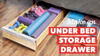 How to Build an Under Bed Storage Drawer [upl. by Anivol]