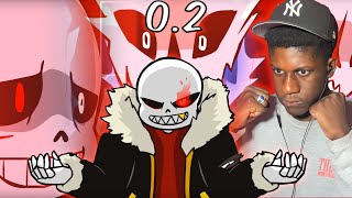 Underfell SANS IS FIRE 🔥 UNDERVERSE  02 Reaction [upl. by Ainesell]