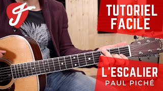 Cours de Guitare  Paul Piché  LEscalier [upl. by Notirb]