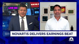 Novartis CEO Heres why we boosted our fullyear guidance [upl. by Aneerak]