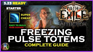 PoE 323 FREEZING PULSE TOTEM BUILD  COMPLETE GUIDE  HIEROPHANT  AFFLICTION LEAGUE  POE BUILDS [upl. by Middleton920]