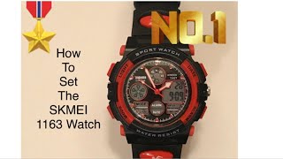 How to Set The SKMEI Digital Watch [upl. by Easter]