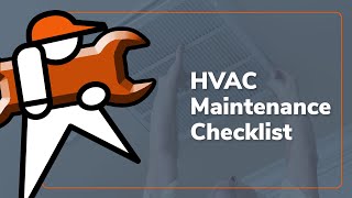 HVAC Maintenance Checklist [upl. by Grim]