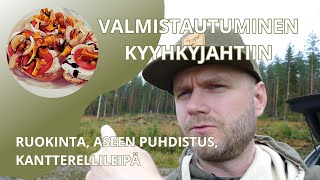 Tarkastetaan kyyhkyruokinta puhdistetaan ase ja valmistetaan kanttarellileipä [upl. by Ambrosine]