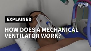 How a mechanical ventilator works  AFP [upl. by Ennaira]