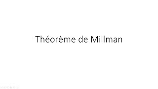 Théorème de Millman [upl. by Pearl]