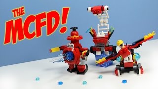 LEGO Mixels Series 8 MCFD Splasho Aquad amp Hydro Max Opening Review [upl. by Bastian]