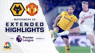 Wolves v Manchester United  PREMIER LEAGUE HIGHLIGHTS  212024  NBC Sports [upl. by Yesak246]