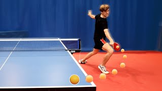 Play 10 Backhand Around the Net Shots [upl. by Enrobialc]