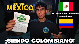 ¡REQUISITOS para VIAJAR a MEXICO siendo COLOMBIANO 2024 [upl. by Wilser]