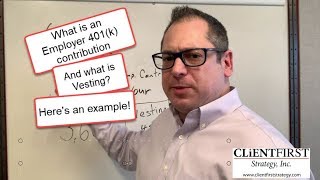 What is a 401k company contribution and vesting schedule [upl. by Shirberg]