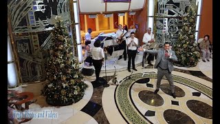 Christmas Tree Lighting Onboard Sapphire Princess 2023 [upl. by Carolina]