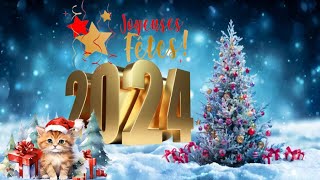 BONNE ANNÉE 2024 ღ MEILLEURS VOEUX 2024 ღ CARTE DE VOEUX ORIGINALE 2024 ✨ [upl. by Zed]