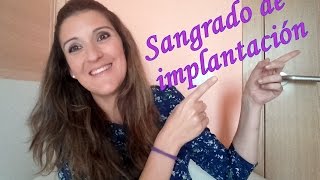 Sangrado implantación🤰o regla¿cómo diferenciarlo de la menstruaciónimplantation bleeding 2019 [upl. by Airdnua180]