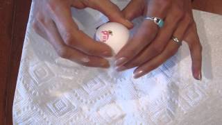 Eggshell Carving Part 1 [upl. by Carena518]