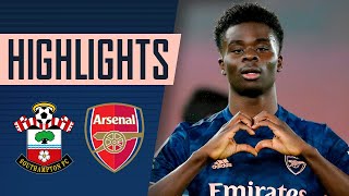 HIGHLIGHTS  Southampton vs Arsenal 13  Pepe Saka amp Lacazette fire us to victory [upl. by Eanahs]