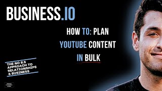 HOW TO Plan YouTube Content in BULK  Batching with ClickUp [upl. by Steady]