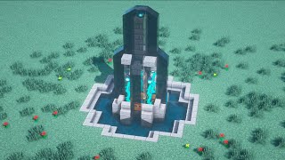 Minecraft  How to Build a Fountain [upl. by Airam]