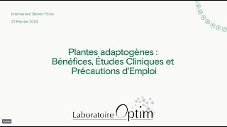 Plantes adaptogènes  Bénéfices Études Cliniques et Précautions dEmploi [upl. by Sihtam]