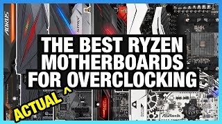 The Best AM4 Motherboards for Overclocking X370 amp B350 [upl. by Koosis466]