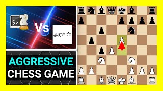 Aggressive Chess Engine Game Chesscpp 40 vs Arasan 2421 Watch and Learn Chess [upl. by Alisan692]