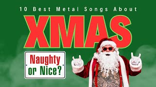 10 BEST CHRISTMAS Metal Songs [upl. by Nolyarb]