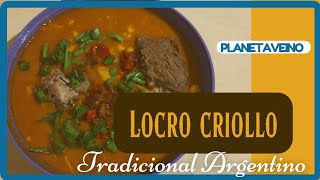 🍲Locro criollo tradicional Argentino  Receta con olla a presión [upl. by Lyndsay]