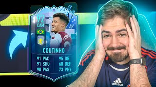 A NOVA CARTA APELONA DO COUTINHO FUT DRAFT FIFA 22 [upl. by Natlus]