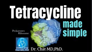 Tetracycline Mechanism of action 【USMLE biochemistry】 [upl. by Ilagam598]