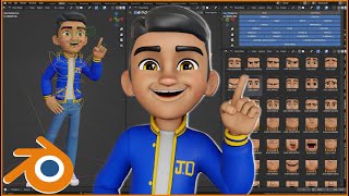 BLENDER  SMART RIGGING PARA ANIMAÇÃO DE PERSONAGENS 3D [upl. by Eardna]