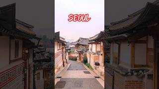 Beautiful Bukchon Hanok Village in Seoul shorts seoul korea [upl. by Hairu790]