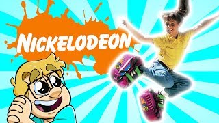 Trying Nickelodeon Moon Shoes [upl. by Ahsha]