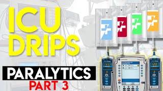 Paralytic Monitoring and Care  Paralytics Part 3  ICU Drips [upl. by Sanjay]