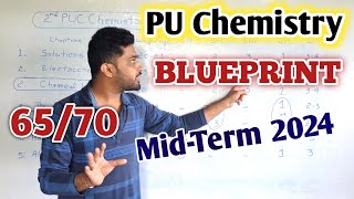 Chemistry numericals amp Important 5 Marks Questions  2nd PUC Chemistry Mid Term Blueprint 2024 [upl. by Ahsiloc120]