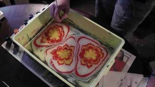 Paper marbling Ebru style [upl. by Mccarthy313]