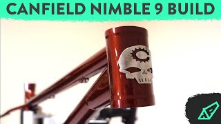 Canfield Nimble 9 Build and First Look A Modern Singlespeed Steel Hardtail [upl. by Htabmas]