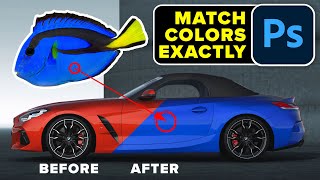 Easiest way to match colors in Photoshop exactly [upl. by Reffotsirk]