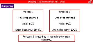 OCR Gateway A C513  Choosing a Reaction Pathway Review [upl. by Garold]