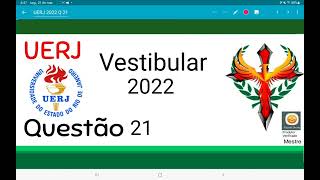 UERJ 2022 questão 21  Durante a atual pandemia da covid19 uma universidade realizou um estudo com [upl. by Ecirpak828]